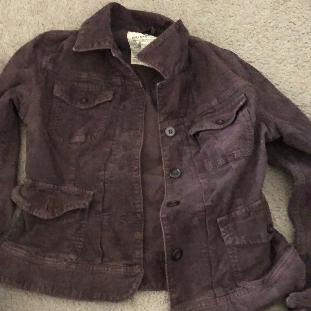 Lucky Brand Brown Denim Jacket